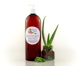 100% Pure Aloe Vera, Chemical Free Aloe, Aloe Vera Gel, Natural Aloe Vera, Natural Skin Care, Aloe, Natural Skin Toner, 32 Oz