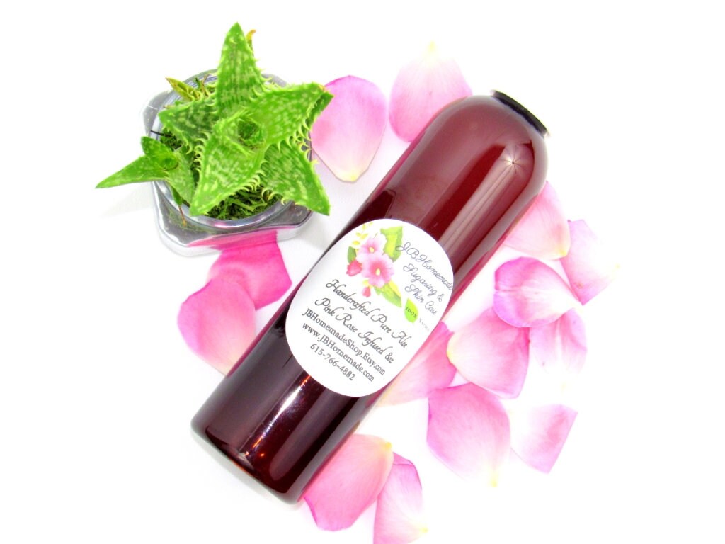 Rose Infused Aloe Vera: Handmade Moisturizing Skincare (8 Oz) - Etsy