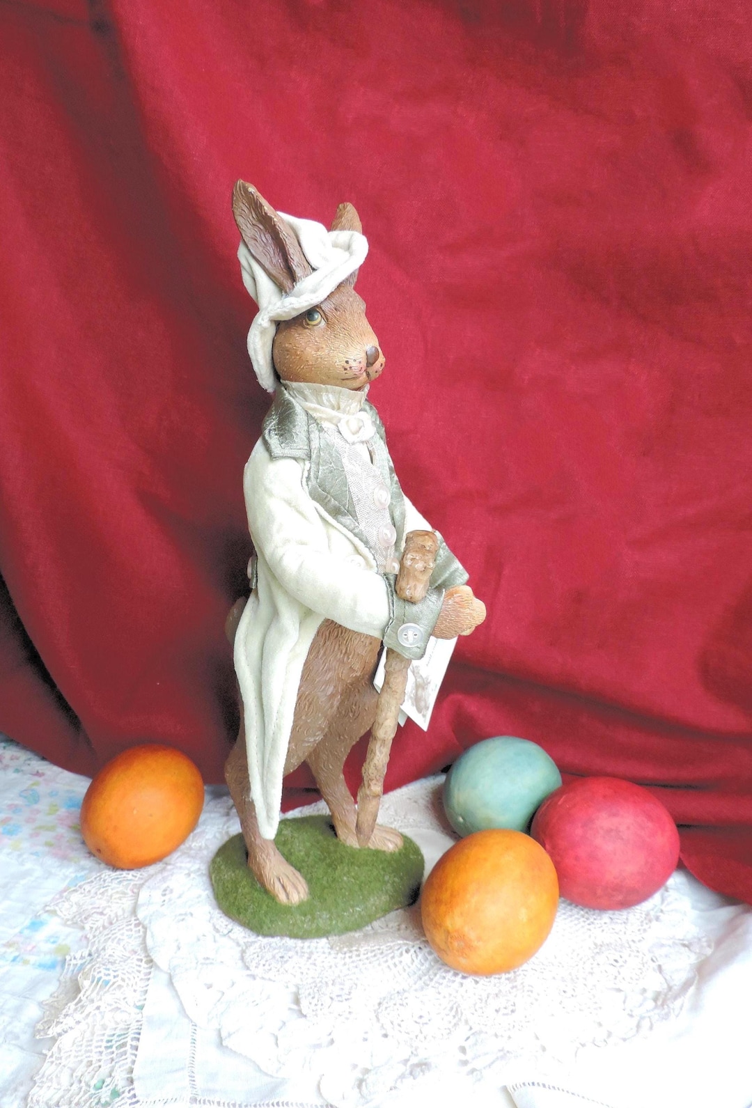 Henry The Rabbit Bethany Lowe Retired Henry Hare Rabbit - Etsy
