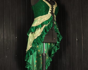 burlesque corset dresses uk Elizabeth cream vintage corset dress in taffeta | Dresses | UK Retail