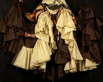 MAGIC WHISPER - Renaissance Faire, Cosplay Skirt, Larp Costume, Full Skirt, Free size