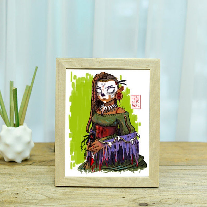 Voodoo Priestess Print