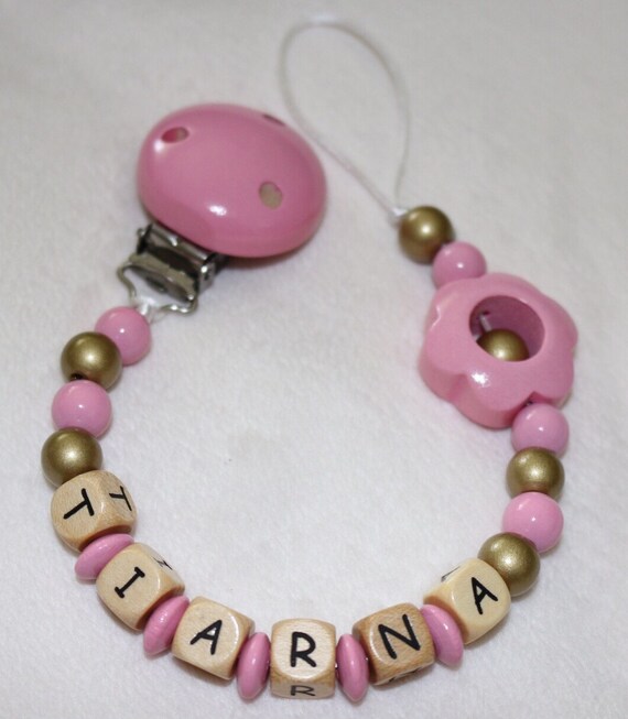 personalised soother chain