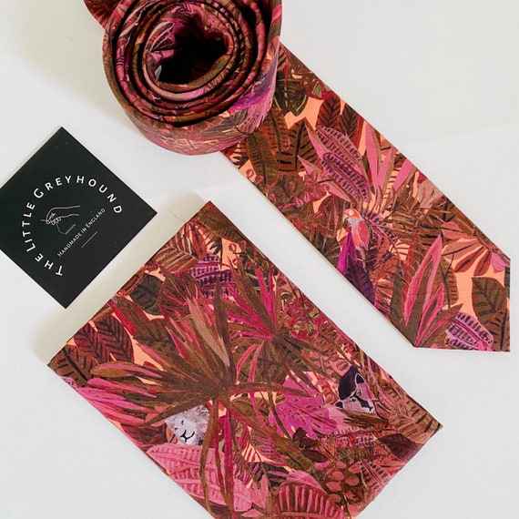 Pink Tapestry Necktie Pink Tapestry Necktie