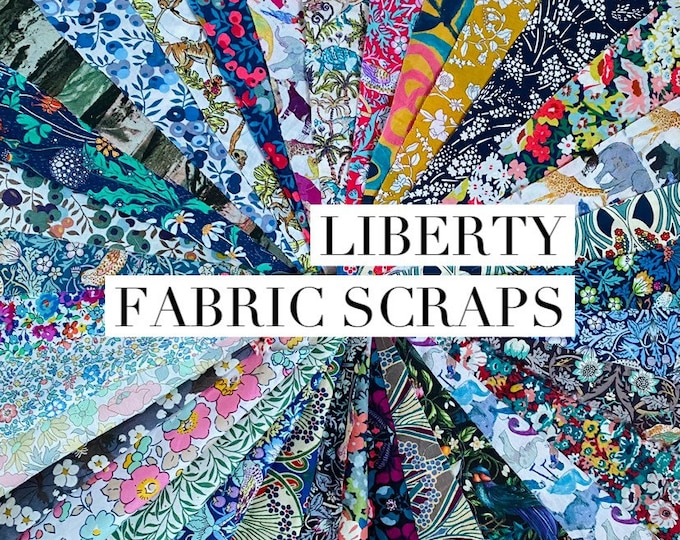Fabric Scraps Bundle // Liberty of London Tana Lawn Cotton // Quilting