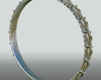C-Ring barbed wire - menjewelry, jewel for men, C-Ring, sockring, penisring, phallusring, lingamring, lovering
