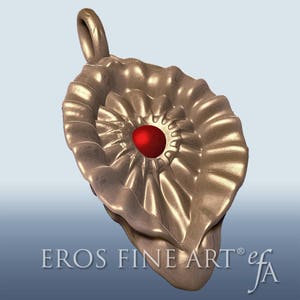 Exclusive silver pendant Yoni Waves Erotic jewelry tantra jewelry Yoni Sun Sunflower Tantra Kamasutra image 6