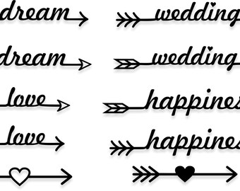 Download Arrow Words Etsy