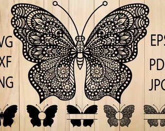 Free Free 188 Simple Mandala Butterfly Svg SVG PNG EPS DXF File