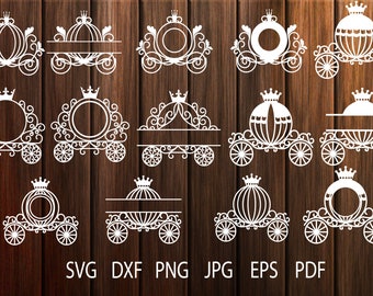 Download Cinderella Carriage Svg Etsy