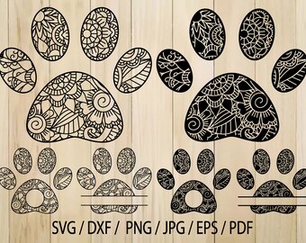 Download Paw Mandala Svg Etsy