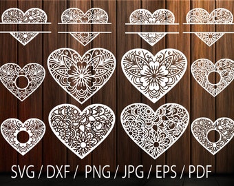 Download Intricate Heart Svg Etsy