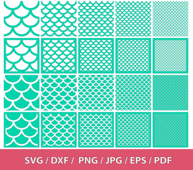 Free Free Mermaid Pattern Svg 681 SVG PNG EPS DXF File