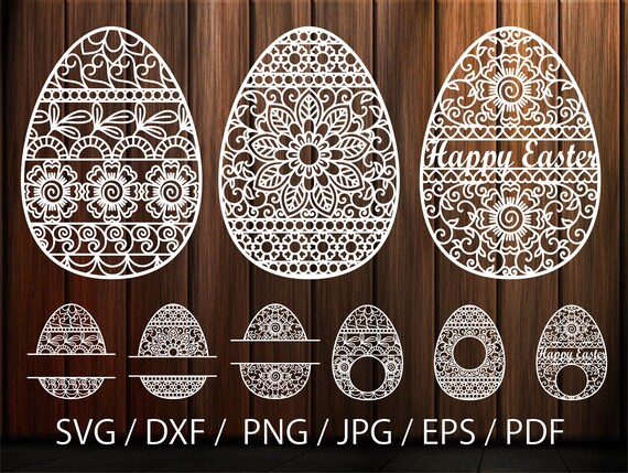 Download Easter Egg Svg Ornate Easter Eggs Mandala Egg Zentangle Etsy
