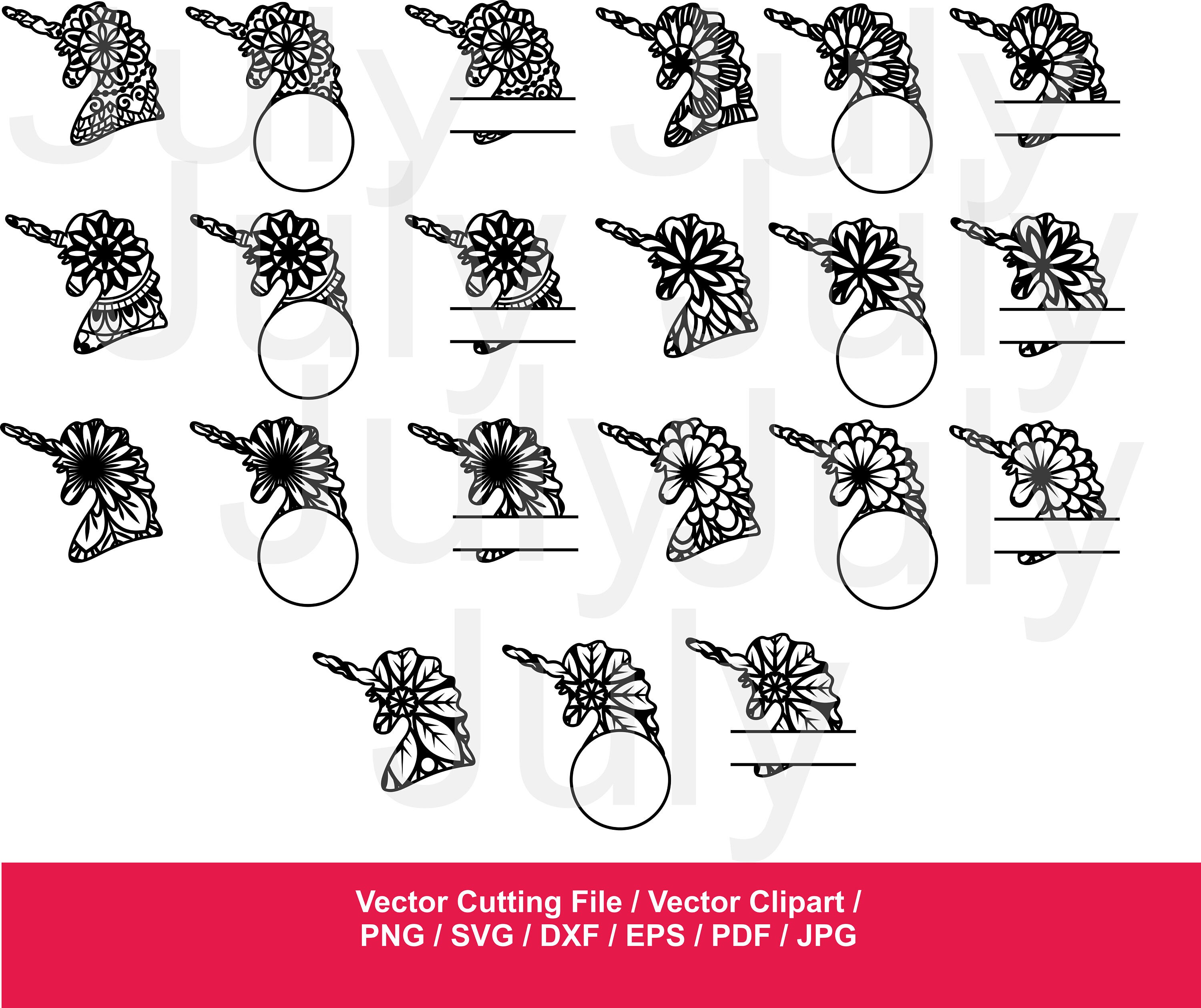 Download 70 % off Zentangle Unicorn Unicorn svg Unicorn Head Svg | Etsy