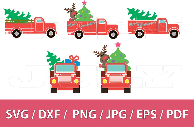 Download Free Christmas Truck Svg Christmas Clipart Old Red Truck Svg Etsy SVG DXF Cut File
