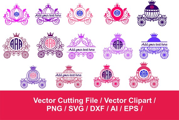 Download Princess Carriage SVG Cinderella Carriage svg Princess | Etsy