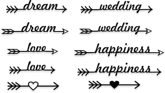 Download Arrow Svg File Arrow Words Svg Arrow Cut Files Arrows With Etsy