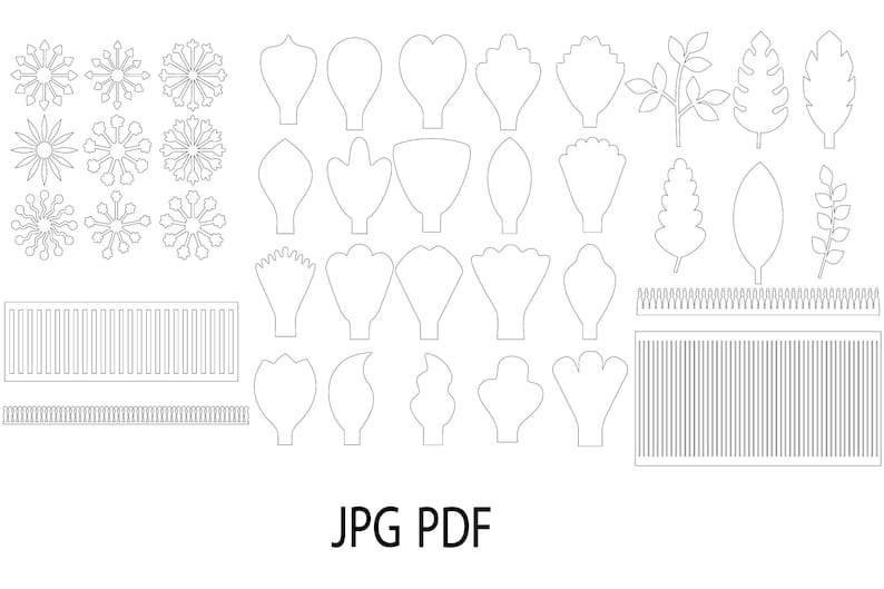 Free Free 274 Svg Paper Flower Center Template SVG PNG EPS DXF File