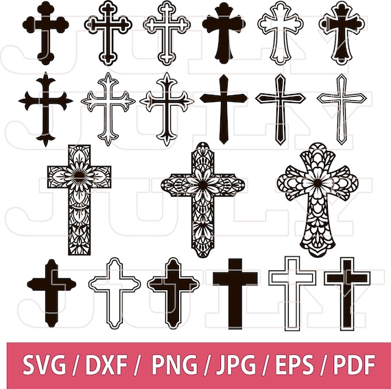 Download Cross Svg Crosses Clipart Christian Svg Files Christian Etsy