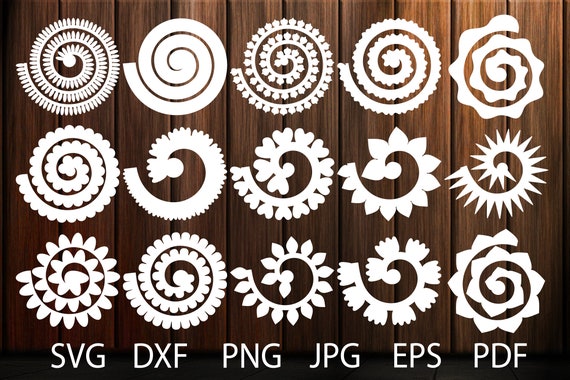 Free Free 344 Rolled Paper Flower Svg Free SVG PNG EPS DXF File