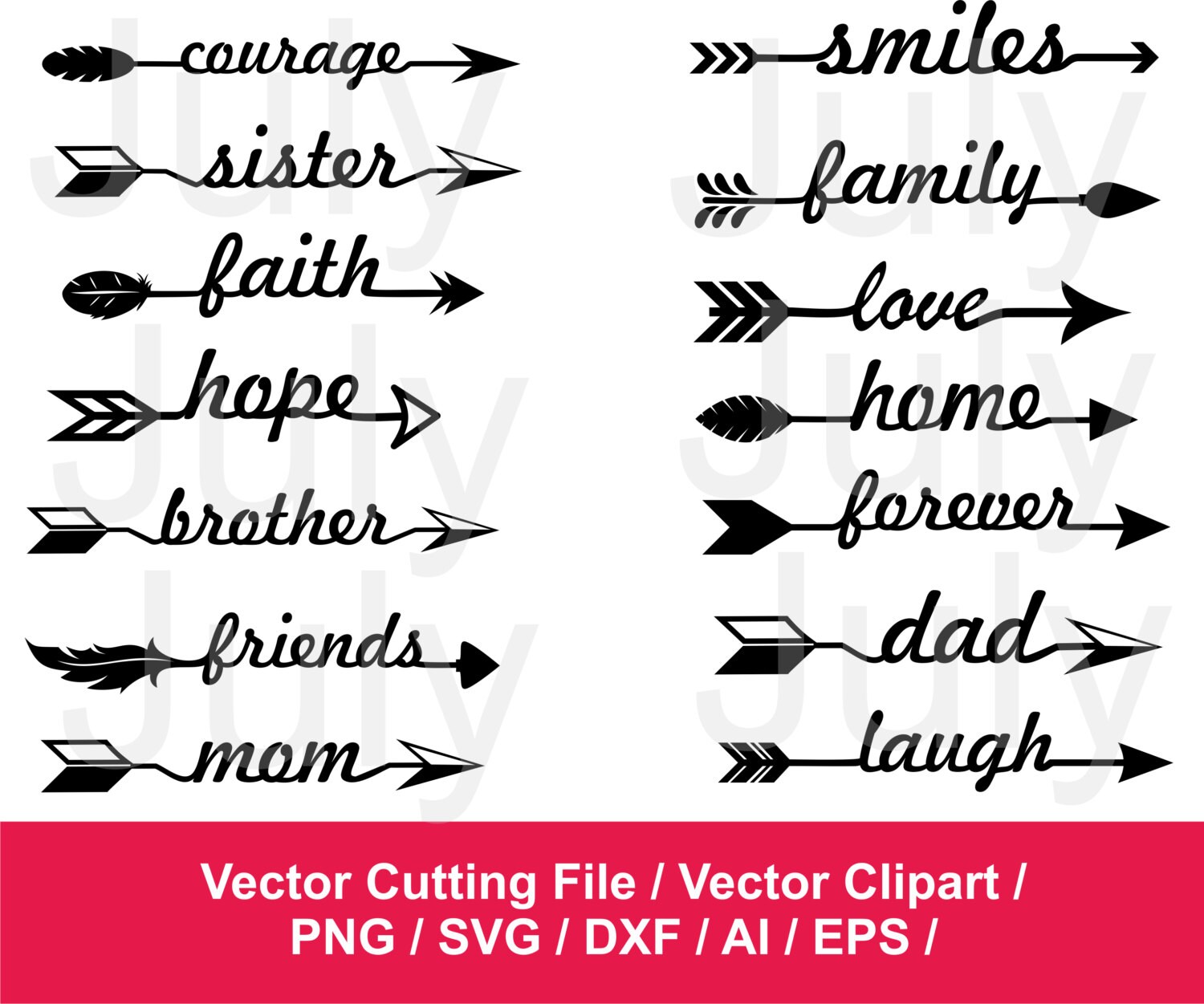 Download Arrow Svg File Arrow Words Svg Arrow Cut Files Arrows With Etsy