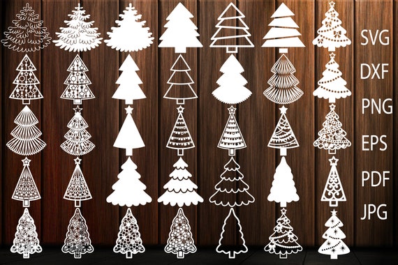 Download Christmas Tree Svg Tree Silhouette Svg Dxf Ai Eps Png Etsy