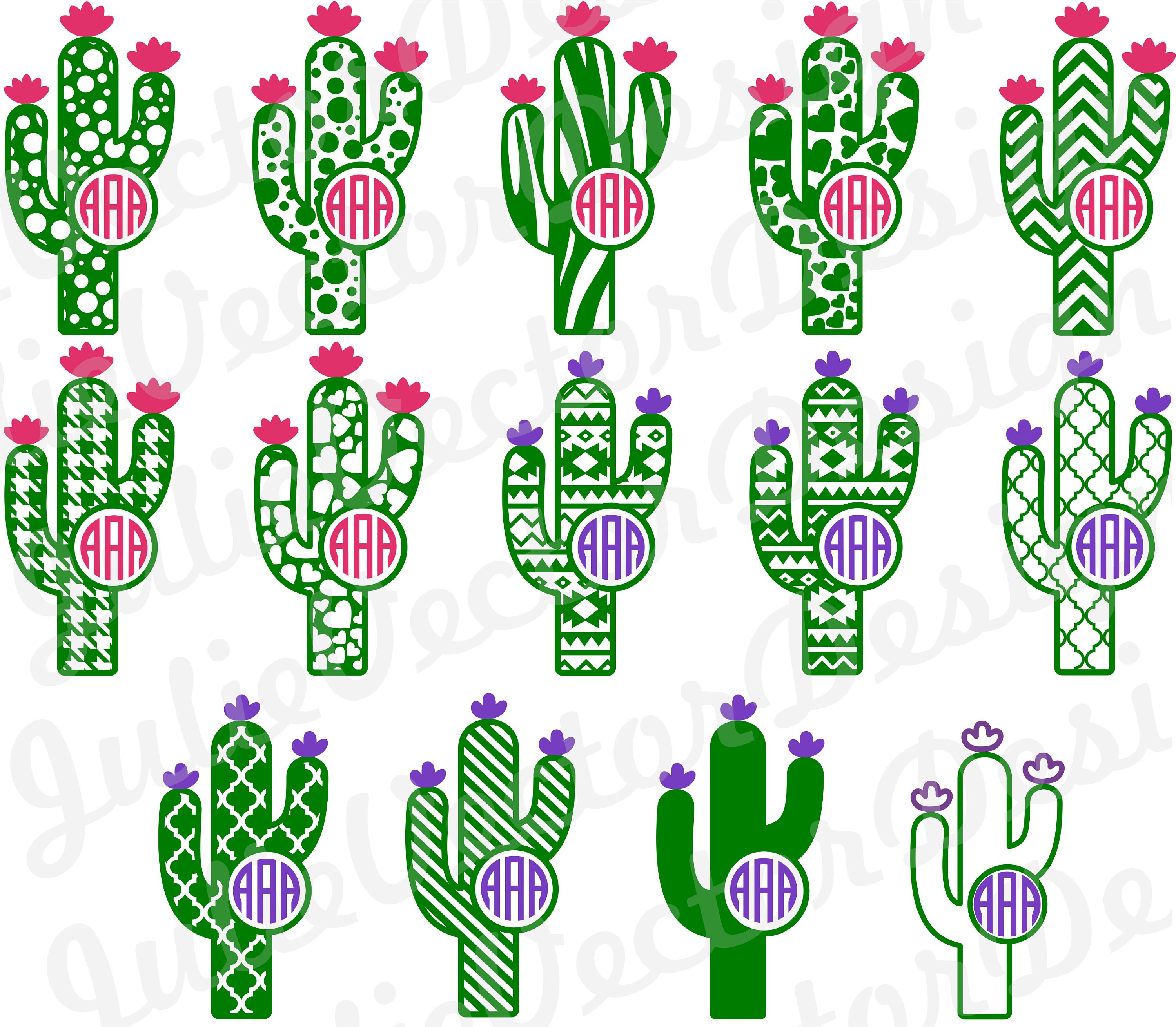 Download Patterned Cactus SVG Cutting Files Cactus svg Cactus cut ...