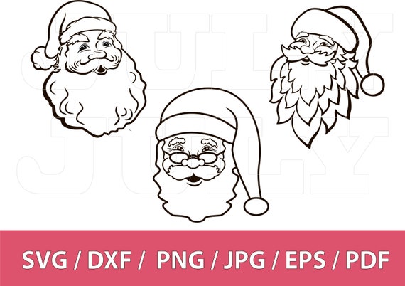 Download Santa Claus Svg Santa Clipart Santa Claus Christmas Svg Etsy PSD Mockup Templates