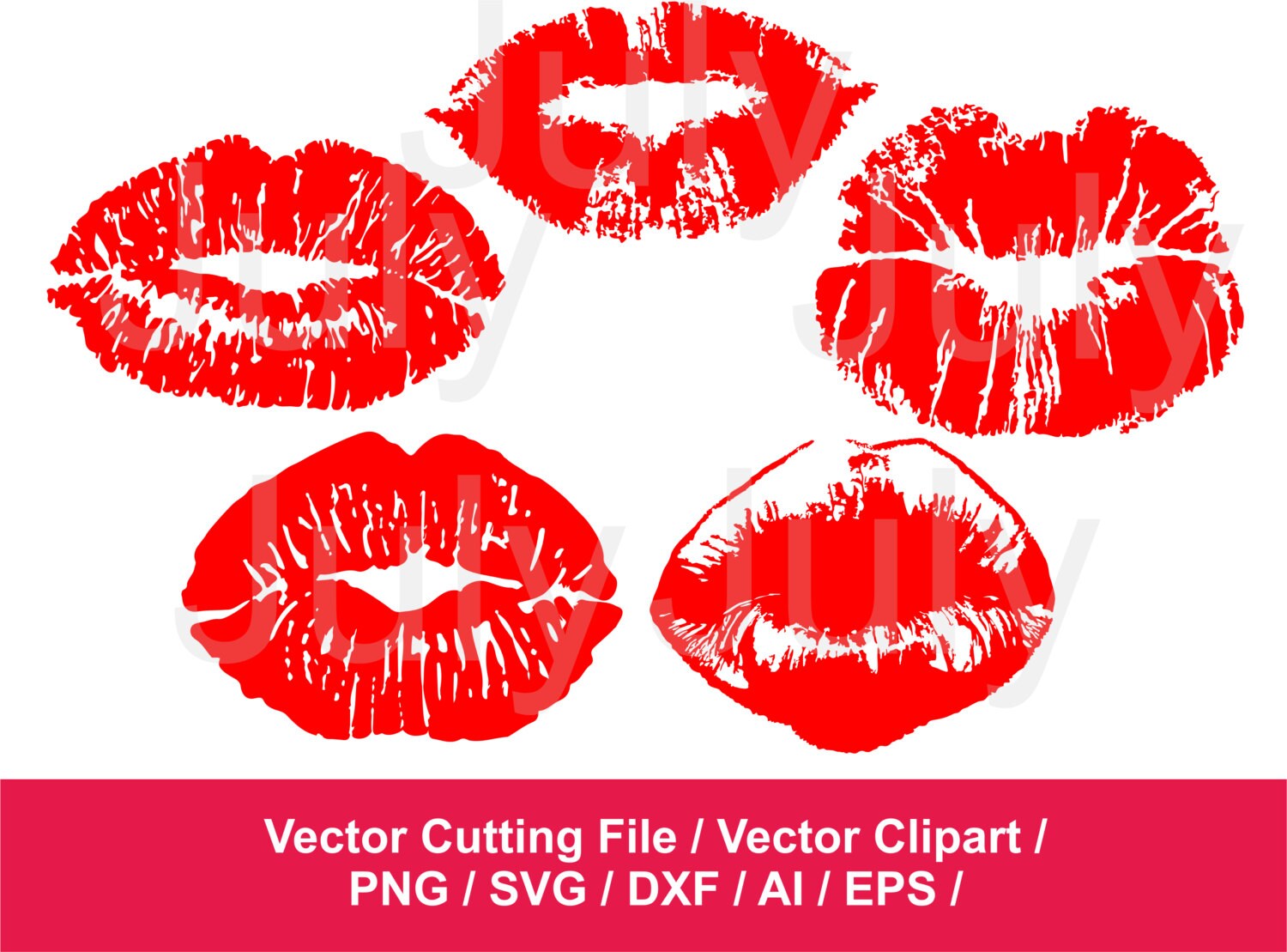 Download Lips svg file Lips Clipart Kiss Clip Art Kiss Cutting | Etsy