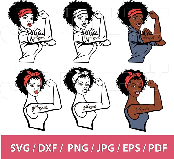 Free Free 289 Strong Woman Empowered Svg Black Woman Svg Free SVG PNG EPS DXF File