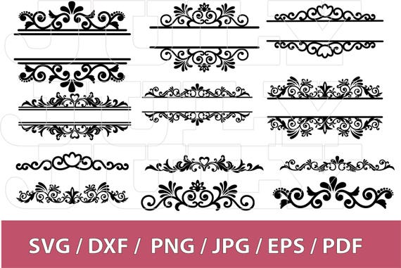70 Rabatt Flourish Svg Wirbel Svg Dxf Eps Png Jpg Etsy