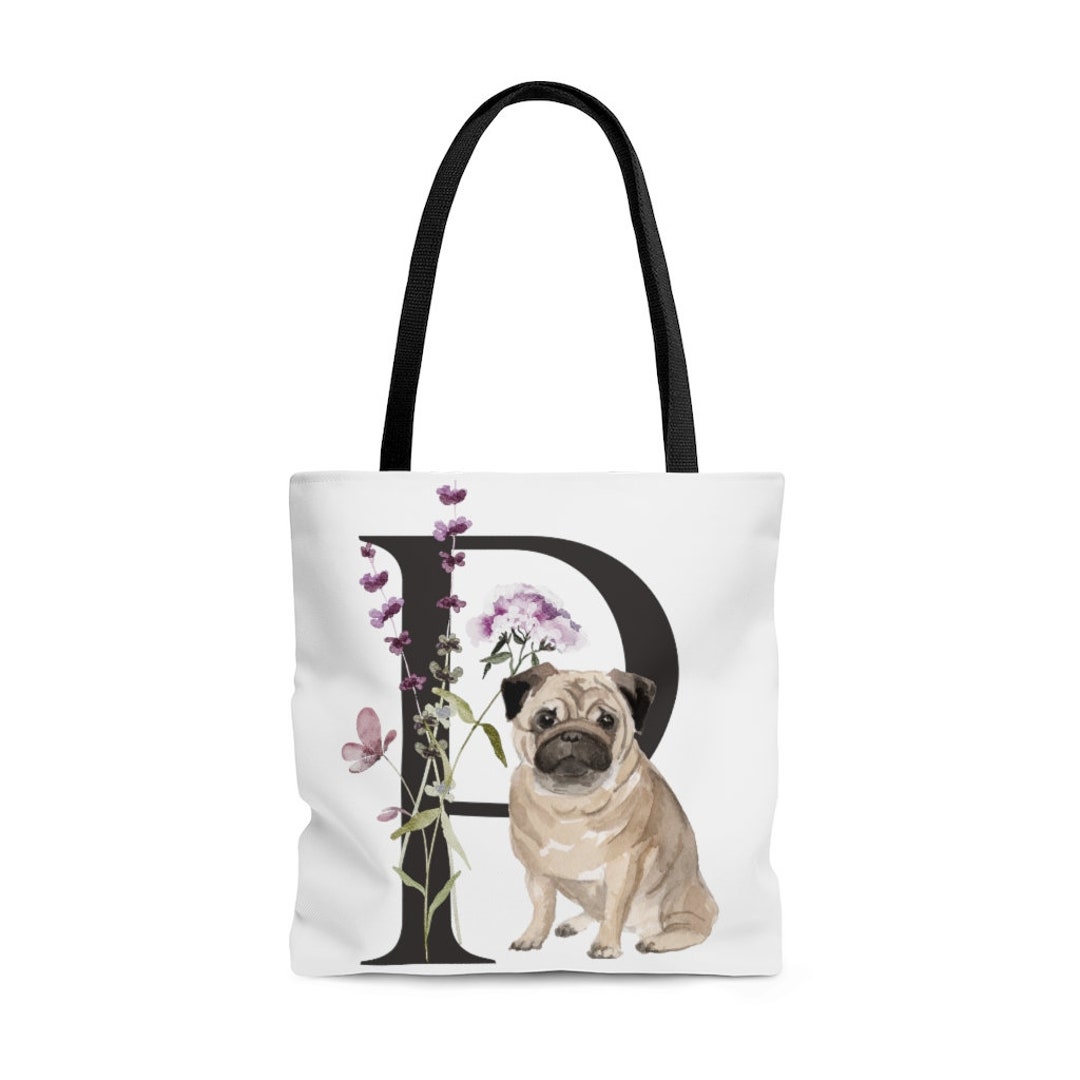 Personalized Pug Leather Handbag - LD008PS03 - BMGifts