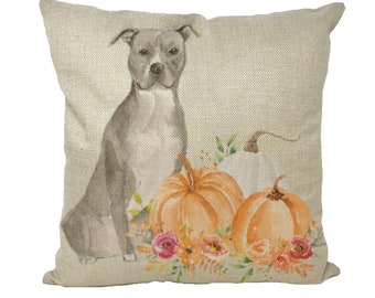 Housse d’oreiller Pitbull d’automne