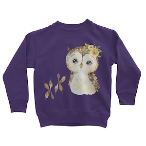Woodland owl shop patch sweater
