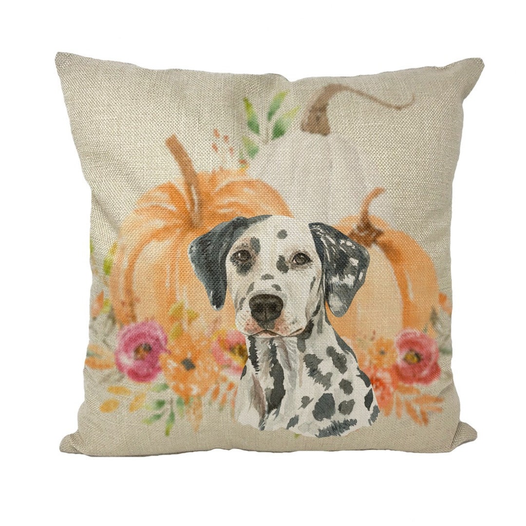 dalmatian throw pillow