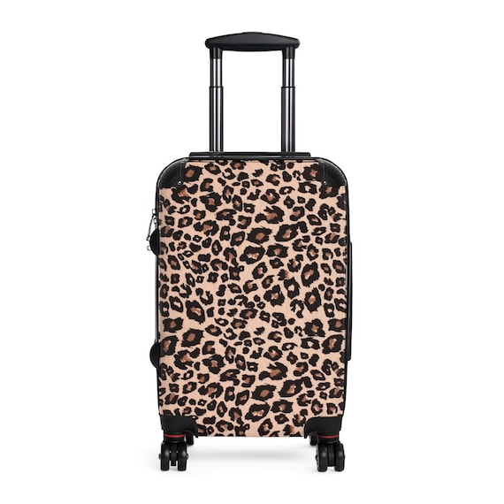 Maleta de cabina de leopardo Llevar maleta - Etsy España
