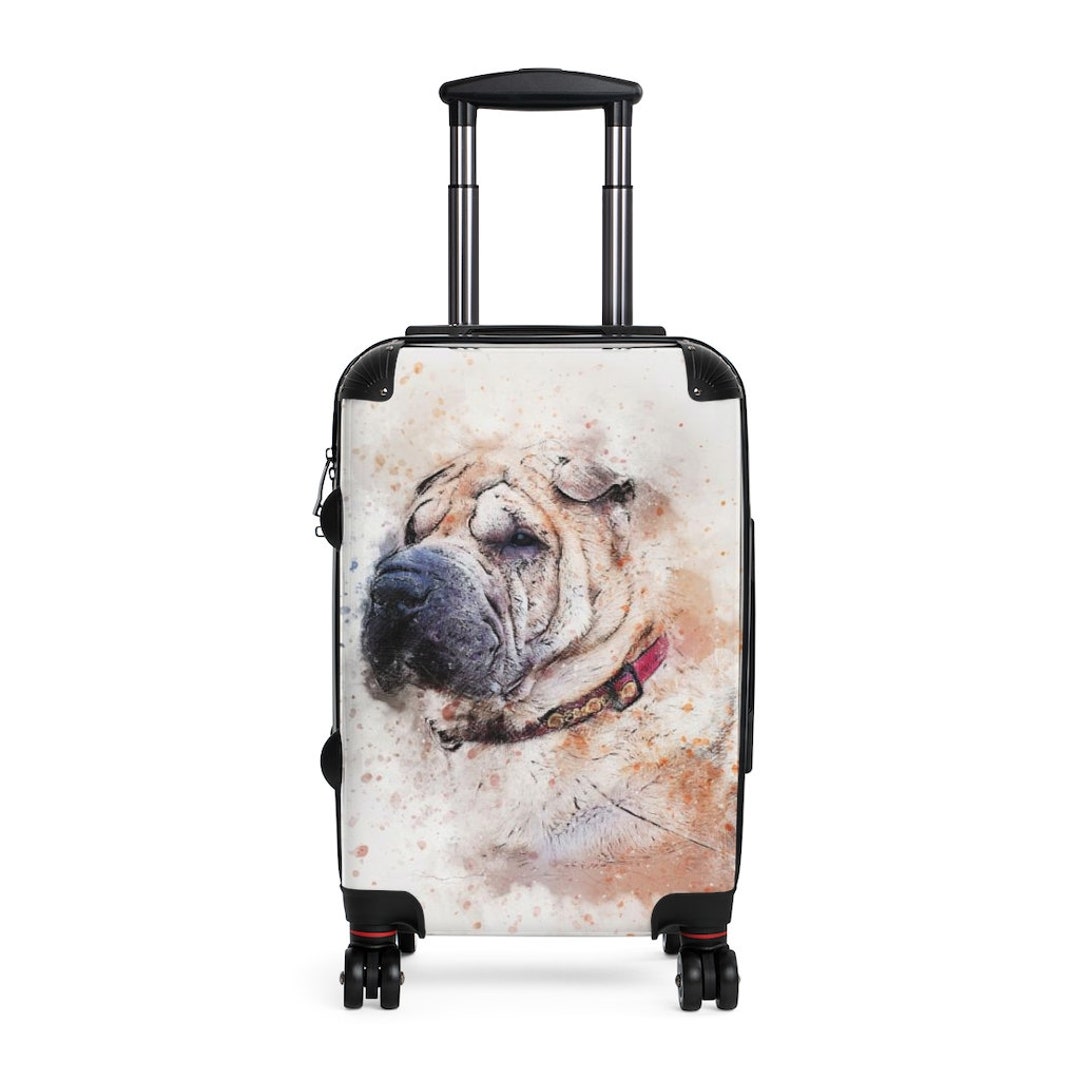 Sharpei Carry on Luggage Cabin Suitcase Hard Case Luggage Etsy