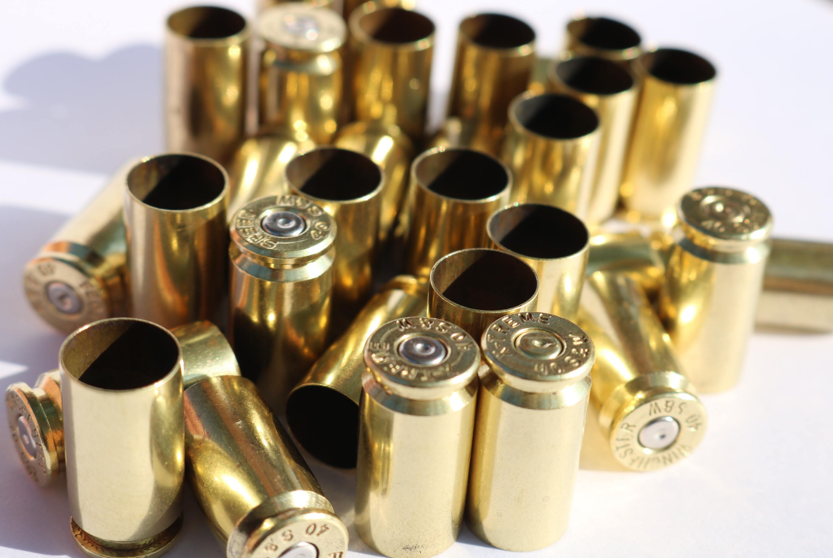 Once Fired Brass 40 caliber Bullet Brass Casings 100x for Etsy