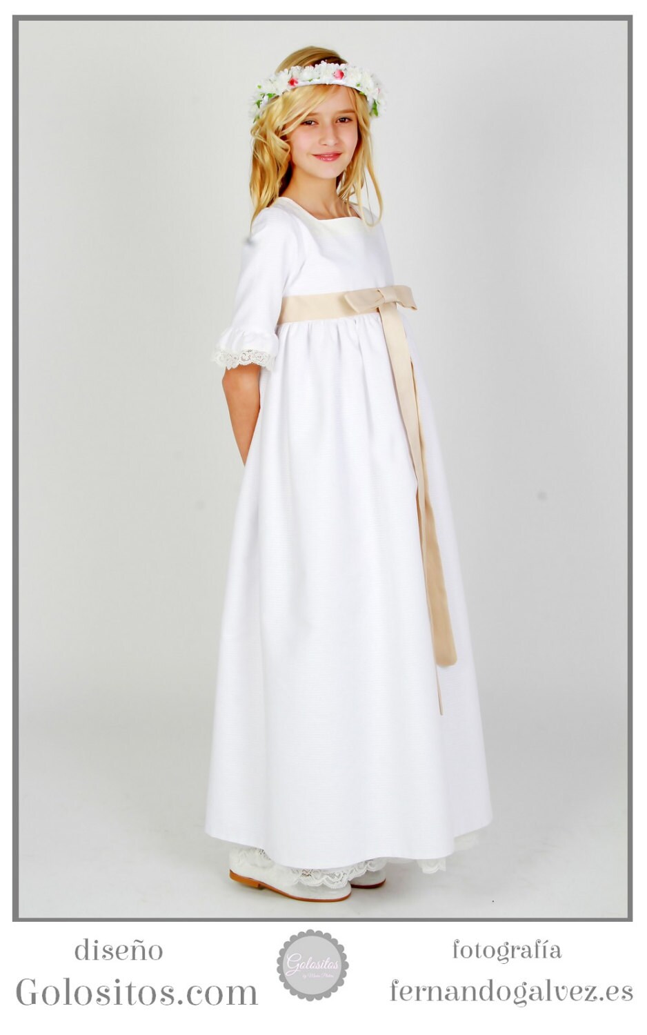 green emerald velvet dress Luciana First Communion Luxury Dress