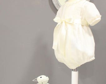 Ranita para bebe de bautizo de lino marfil. Cristianar bebé - Etsy España Ranita para bebe de bautizo de lino marfil. Cristianar bebé - Etsy España
