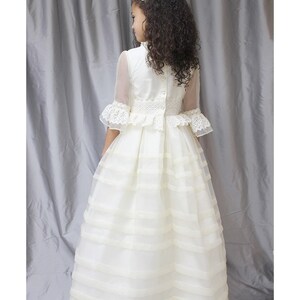 LUXURY First Communion Dress for Girl. Spanish European Style. Ivory ...