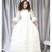 LUXURY First Communion Dress for Girl. Spanish European Style. Ivory ...