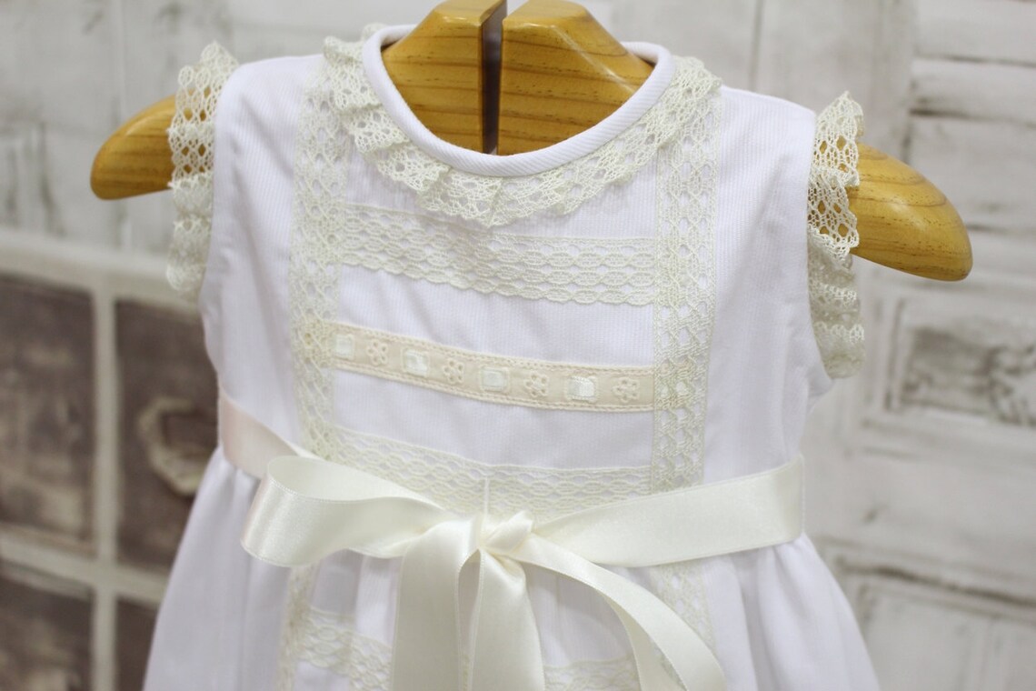 white company christening outfit