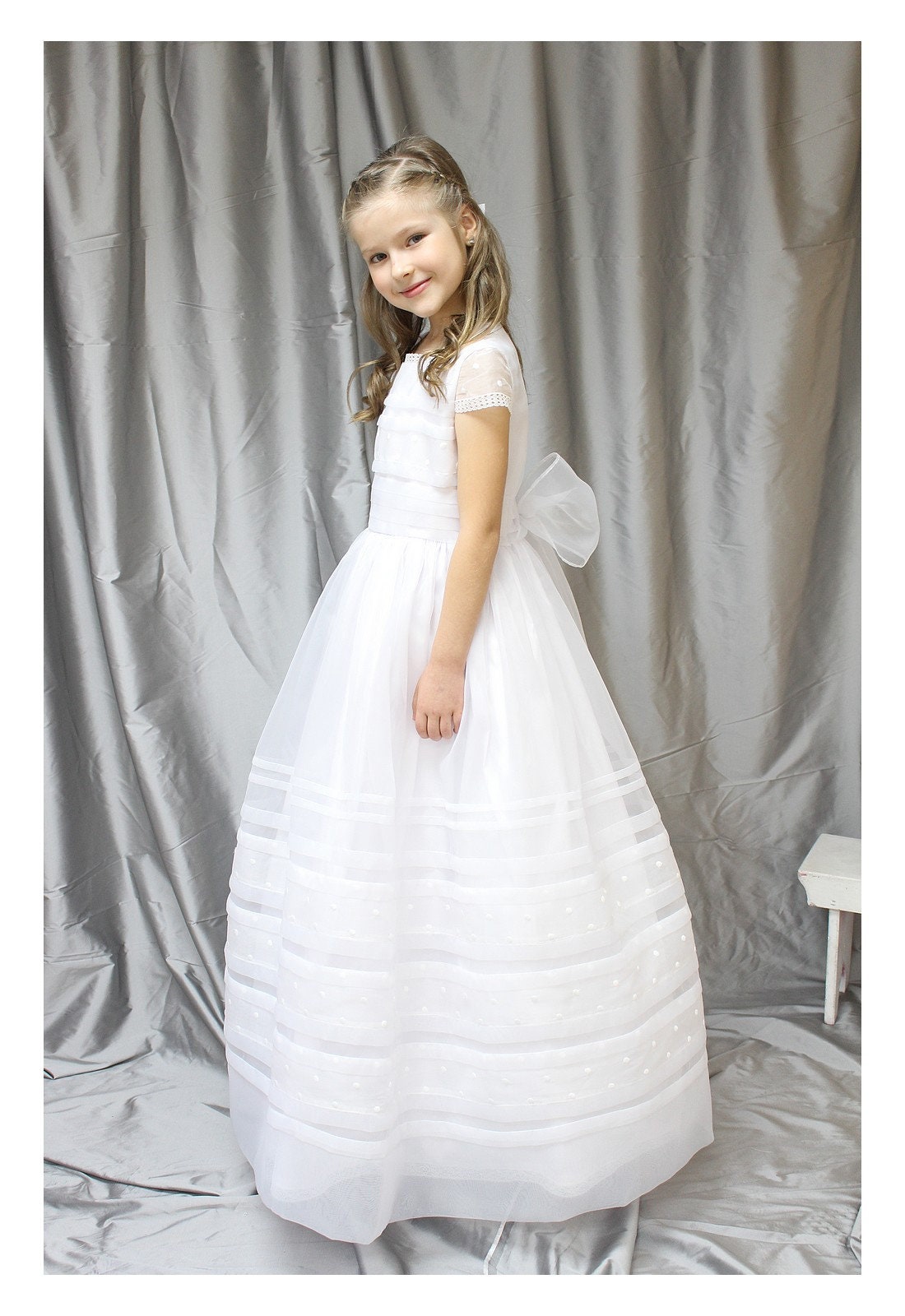 LUXURY First Communion Dress for Girl 