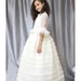 LUXURY First Communion Dress for Girl. Spanish European Style. Ivory ...