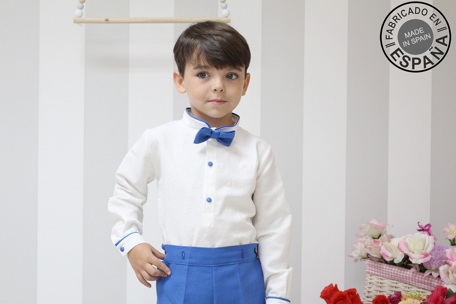 Ring Bearer Outfits Boy Royal Blue Suit 