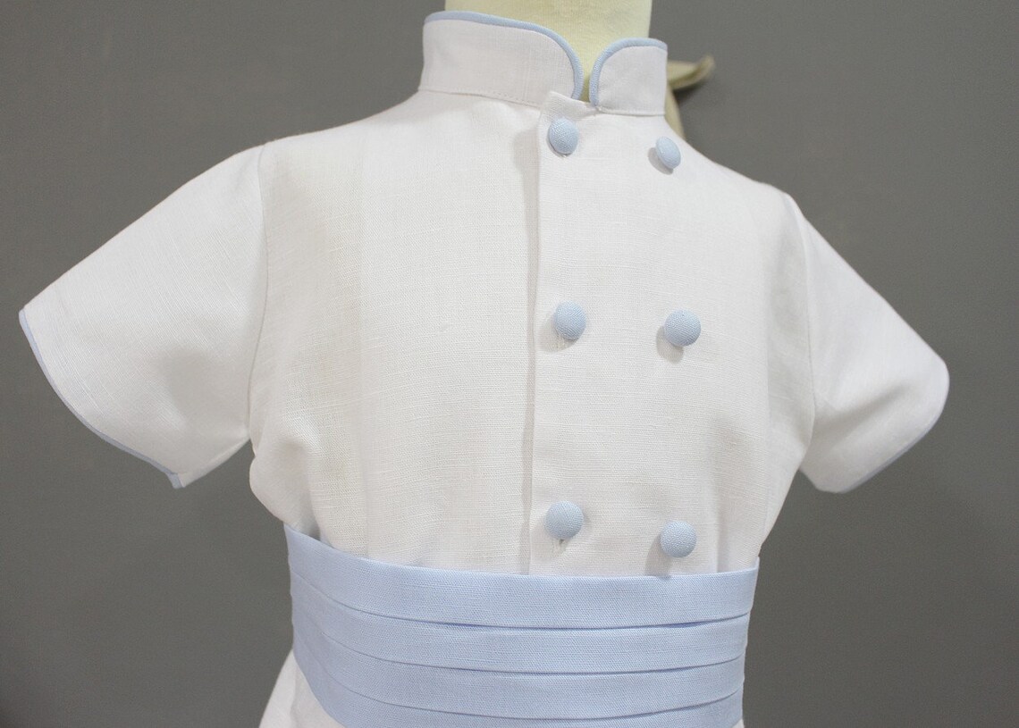 Baby Boy White Baptism Suit Wedding Birthday Special Event. Etsy
