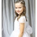 LUXURY First Communion Dress for Girl. Spanish European Style. White ...
