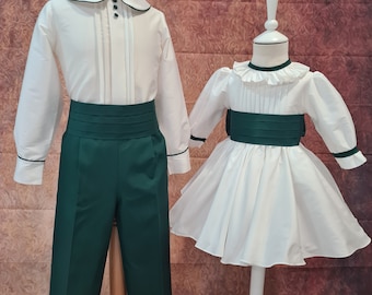 Ringbearer boy outfit. Pippas Middelton Style.  Perfect for weddings, baptism, special events. Made to order, customized. Double breasted